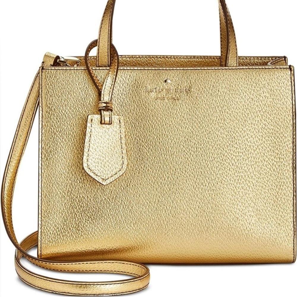 Gold Kate Spade Bag